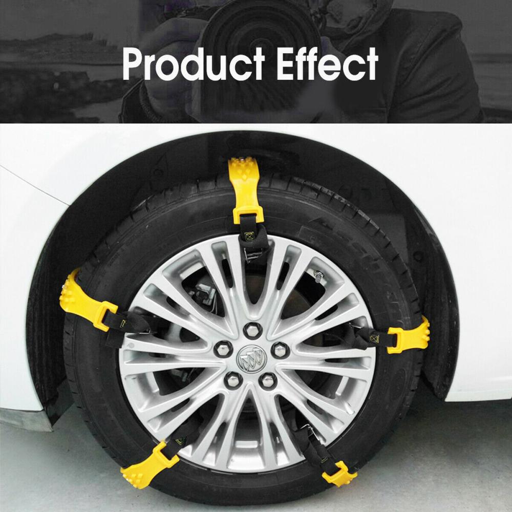 Anti Skid Chains Endures Abrasion Multifunctional Tpu Car Supplies Tire Wheels Chains Durable Bears Low Temperature Snow Chains
