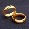 New Trendy Glossy Women's Jewelry, Internal and External Curved Spherical Couple Rings
