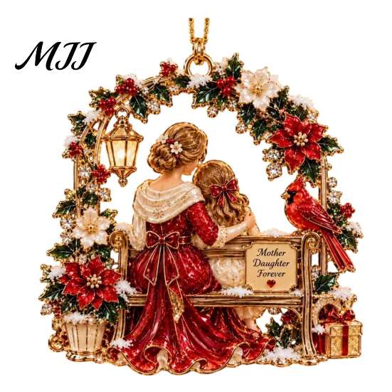 Seasonal Home Ornament Acrylic Christmas Tree Pendant, Decorative Hanging Ornament, Exquisite Winter Festival Gift Decorations for Garden Fireplace