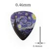 Smooth Guitar Picks Ukulee 0.46/0.71/0.96mm For Acoustic Blue