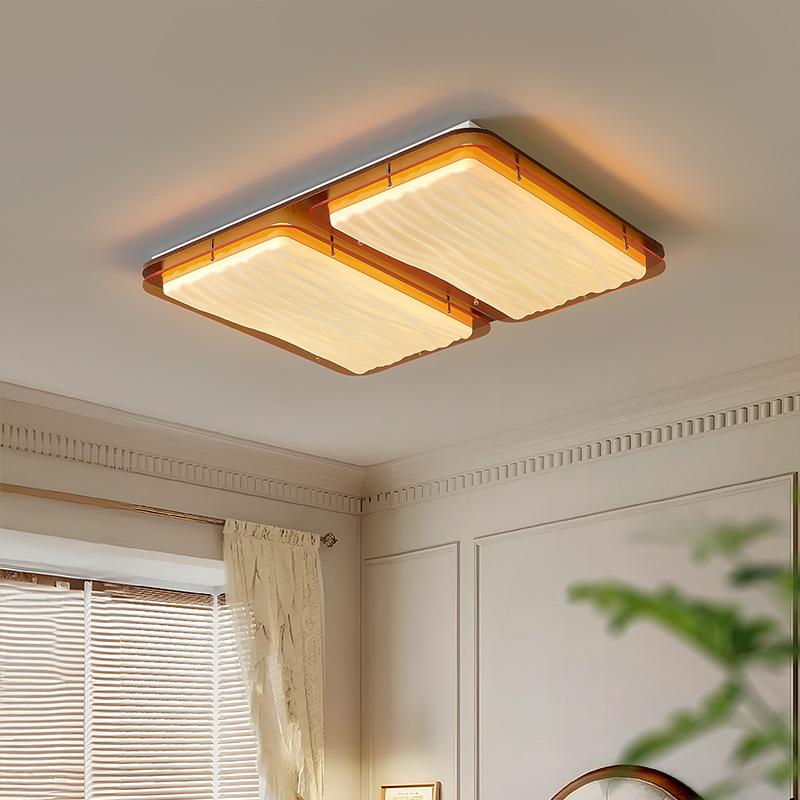 Vintage-Style Ceiling Light for Living Room or Bedroom - Minimalist French Cream Design