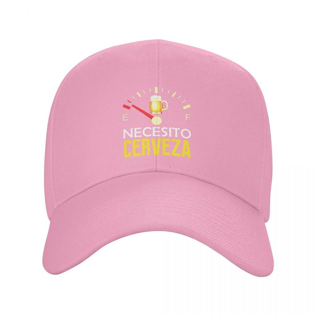 Custom Classic Unisex Necesito Cerveza I Need Beer Baseball Cap Adult Adjustable Dad Hat Women Unisex Outdoor Snapback Caps