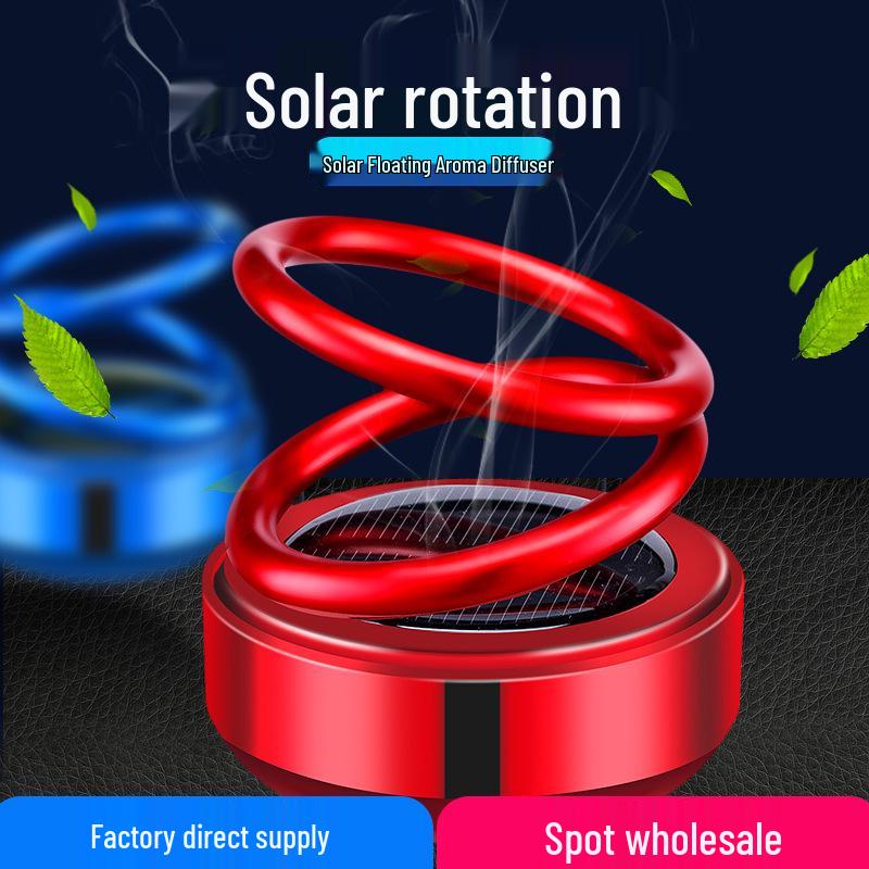 Double Ring Suspension Car Air Freshener & Perfume Holder for Interior Decoration