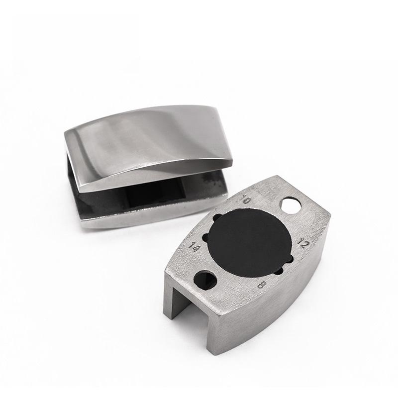 304 Stainless Steel Glass Sliding Door Stopper for Shower Rooms