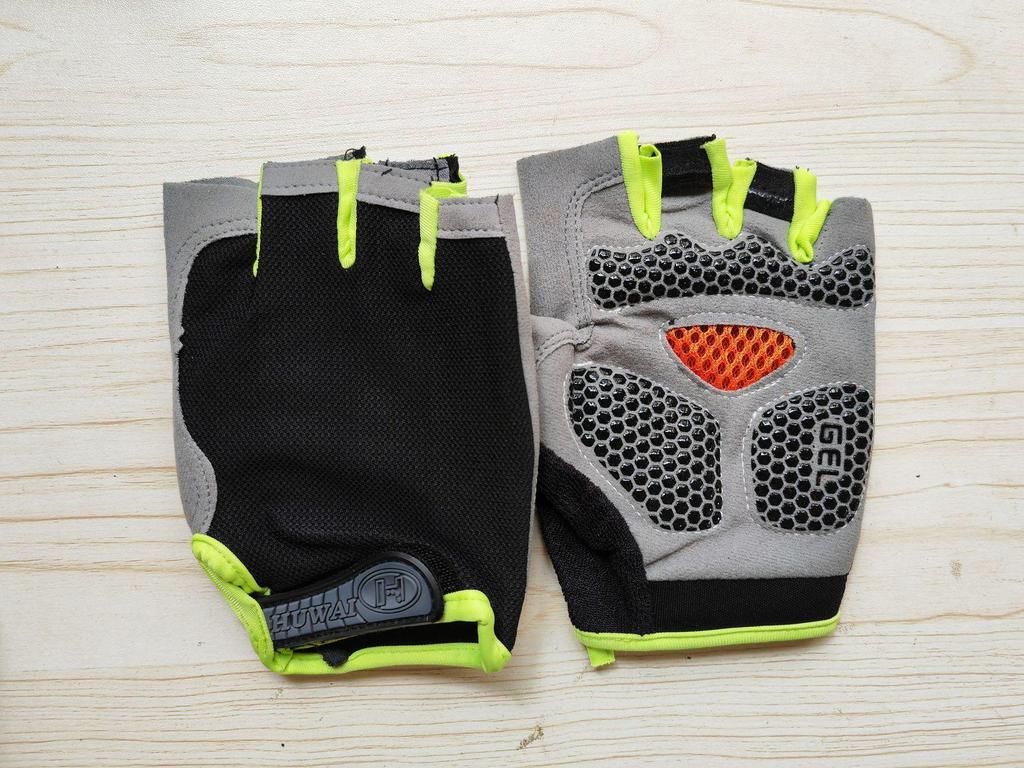 Unisex Half-Vinger Fiets Handschoenen - Antislip, Schokabsorberend, Ademend Mesh voor Sport, Fitness, Klimmen en Rijden