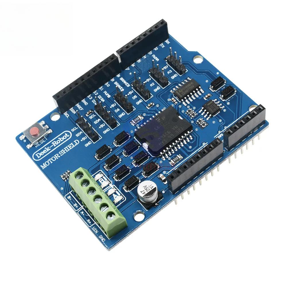 diymore L298P L298  DC Motor Driver Board for Arduino  R3  H-Bridge 2 Way Relay 5V 12V