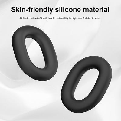 3Pcs Replacement Ear Pads Non-Scratch Silicone Headset Protective Case Headbeam/Earmuff Sleeve/Shell for Sony WH-1000XM6 Headset