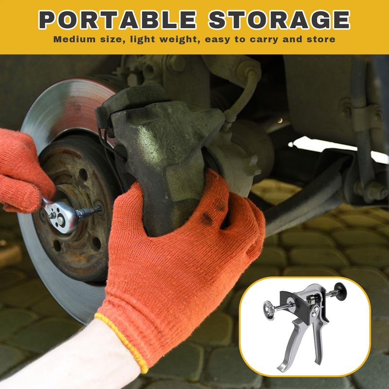 Brake Piston Caliper Press Tool Steel Brake Pad Compressor Tool Heavy Duty Piston Spreader Disc Separator For Most Vehicles