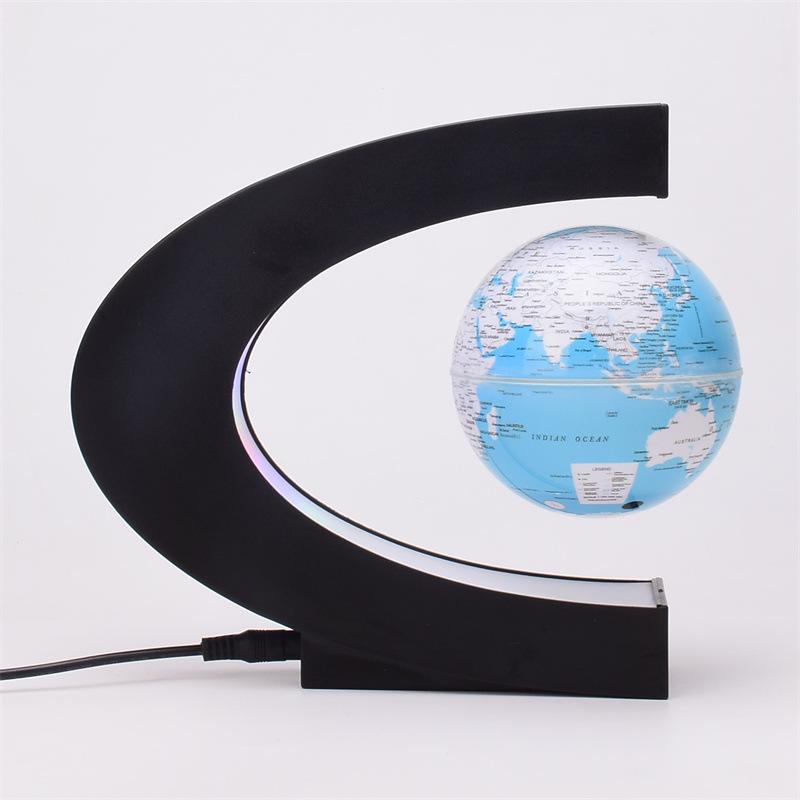 High-End Magnetic Levitation Globe: Creative Black Technology Home Décor and Unique Birthday Gift
