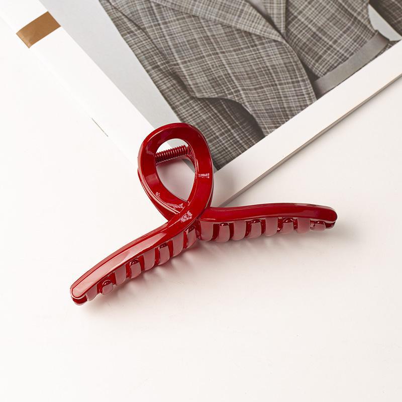 

Набор заколок для волос Red Ferrari Festive Rabbit 2025 года — уникальные новогодние аксессуары для женщин Cross-Large 13CM красный