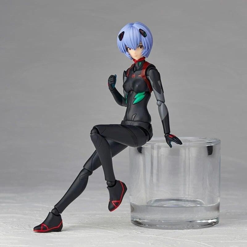 Anime NEON GENESIS EVANGELION Figurky EVA Rei Ayanami Akční figurky Pohyblivá kolekce PVC Modelky na dárky