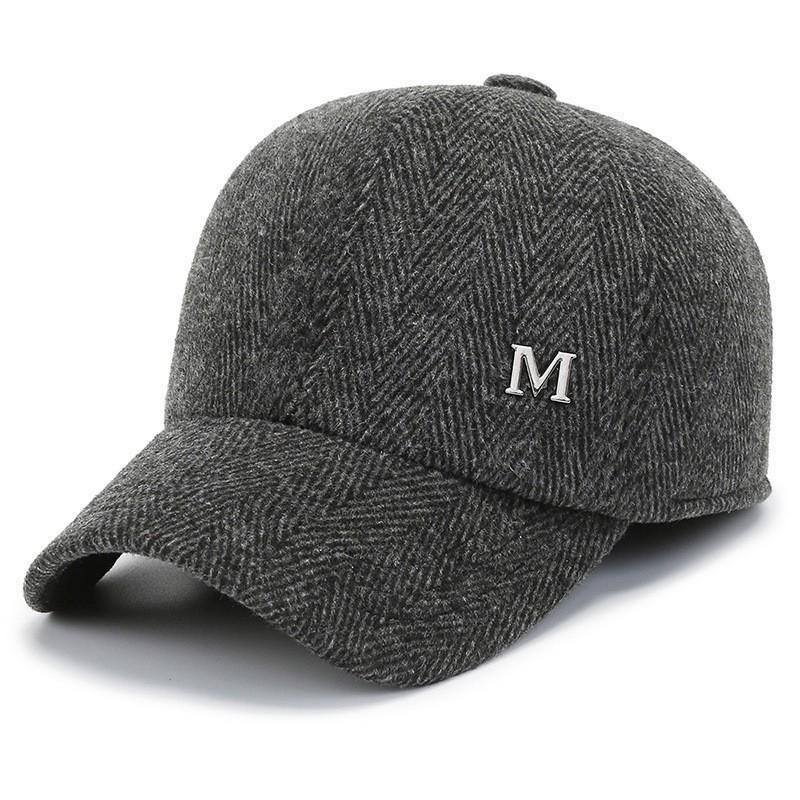Winter Mens Baseball Cap With Fleece Lining For Warmth And Windproof Comfort