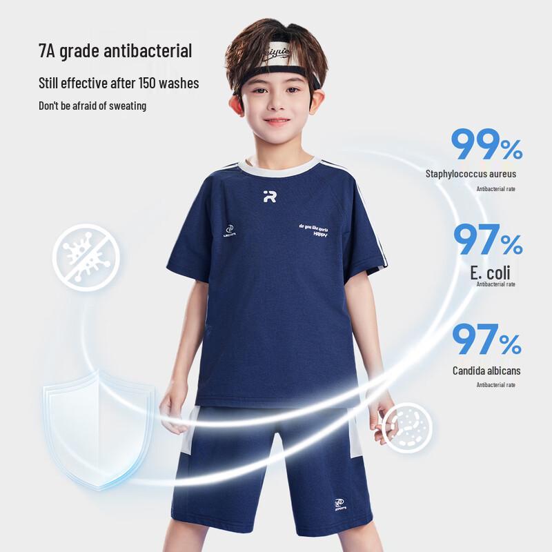 ROMON Boys' Summer Quick-Dry Sport Two-Piece Set