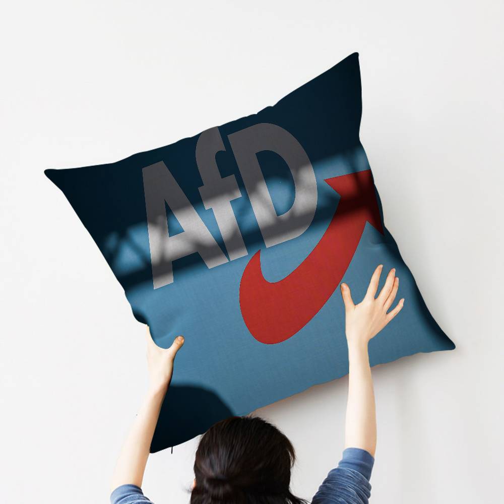 AFD Alternative Ger Germany Flag Pillow Anime Pillow Sofa Bed Head Pillow Cover Cushion Cover 45x45 cm Fashion