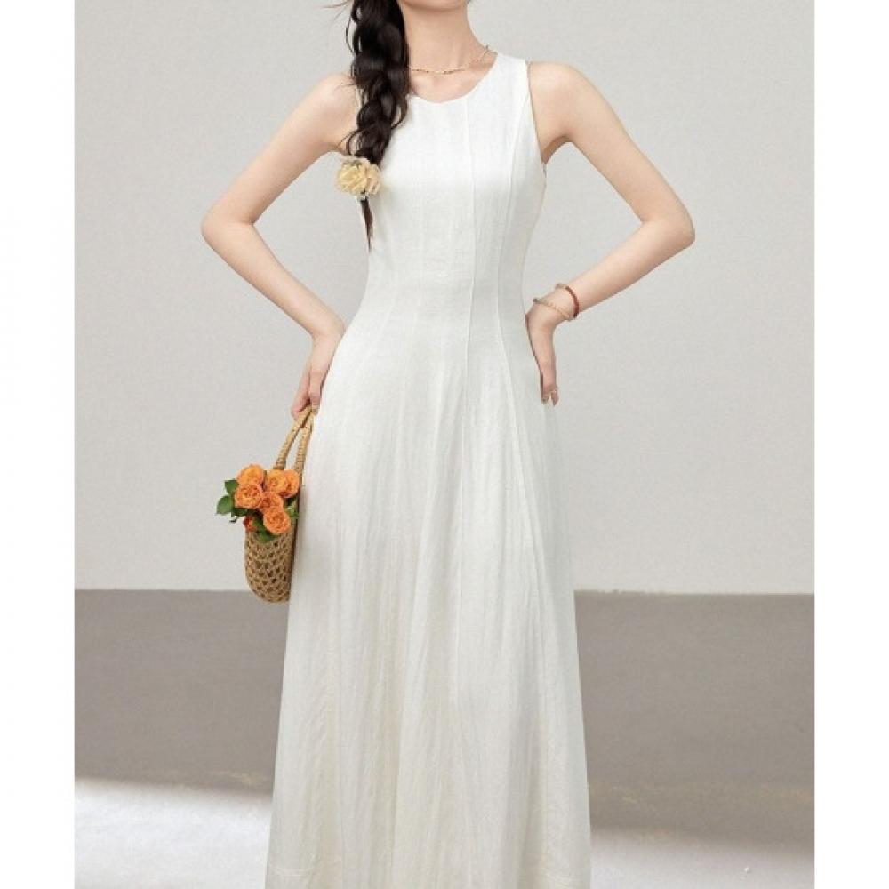 Rellawear Women S Simple Round SleeveleSS dreSS