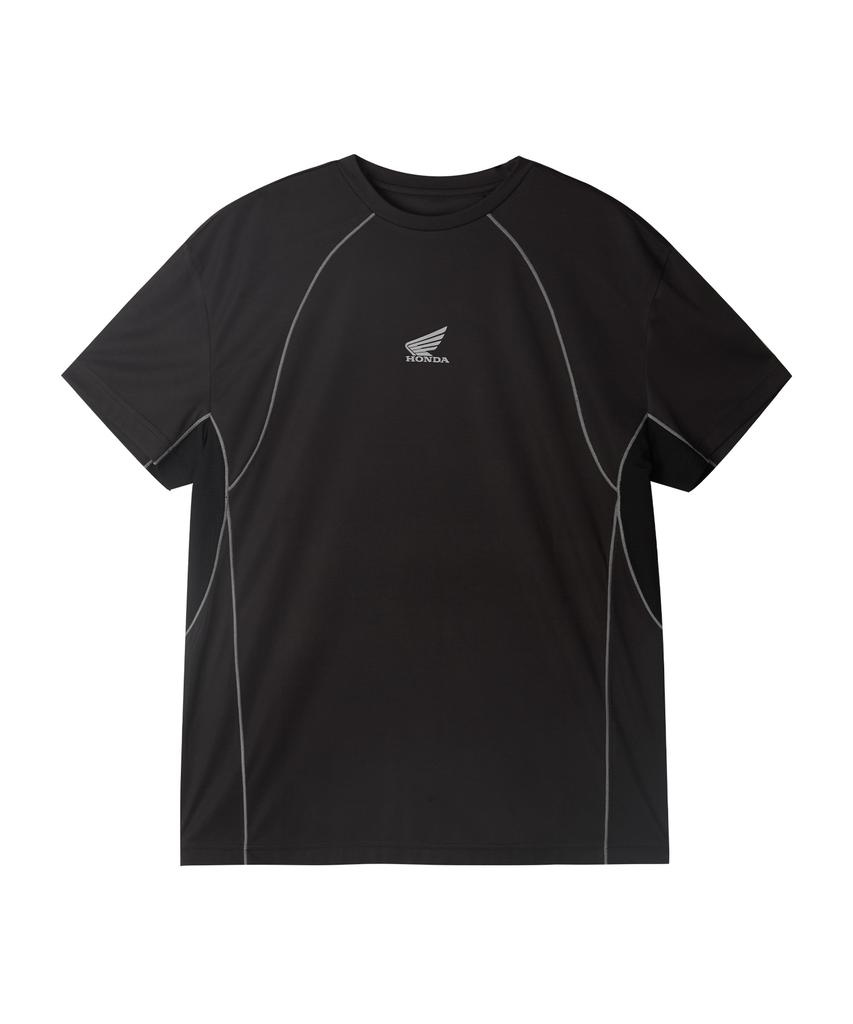 PHYPS MOTORCYCLE H-Tech Mesh Ventilation Half Jersey Sleeve Black