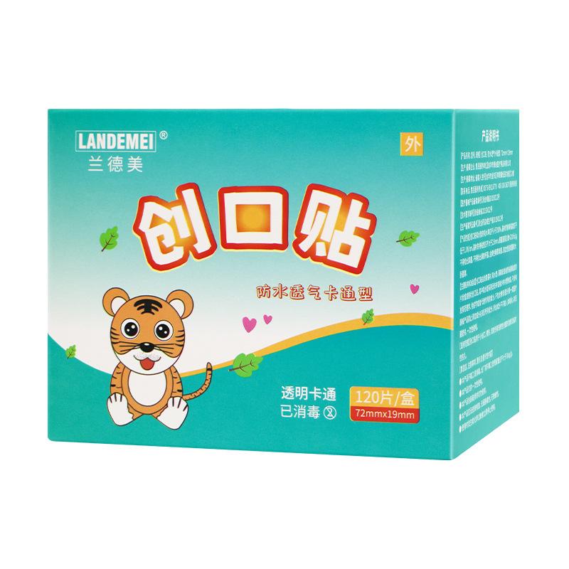 120 Pcs/box Cartoon Band-aid Cute Mini Children Breathable Transparent Waterproof Bandage Medical Ok Bandages Hemostatic Patch