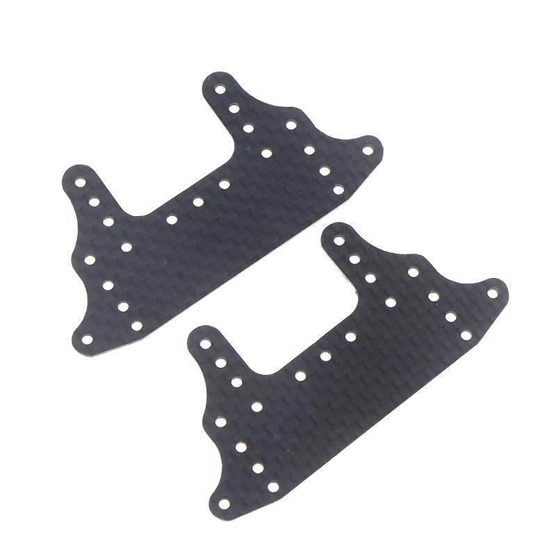 High Quality 2/4pcs Not Typing 1.5mm 95125 HG Carbon Fibre Large Area Rear Brake Stay Fully Cowled For Mini 4WD Car