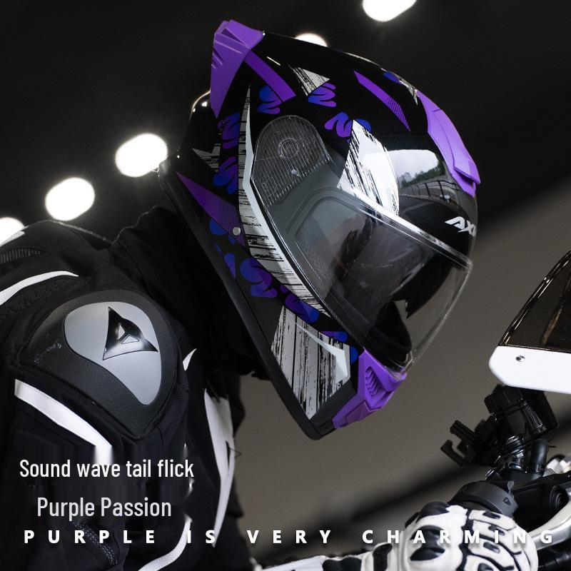 Certified Full Face Motorcycle Helmet for Men & Women, Warm, All-Season, for Electric Vehicles and Winter Riding