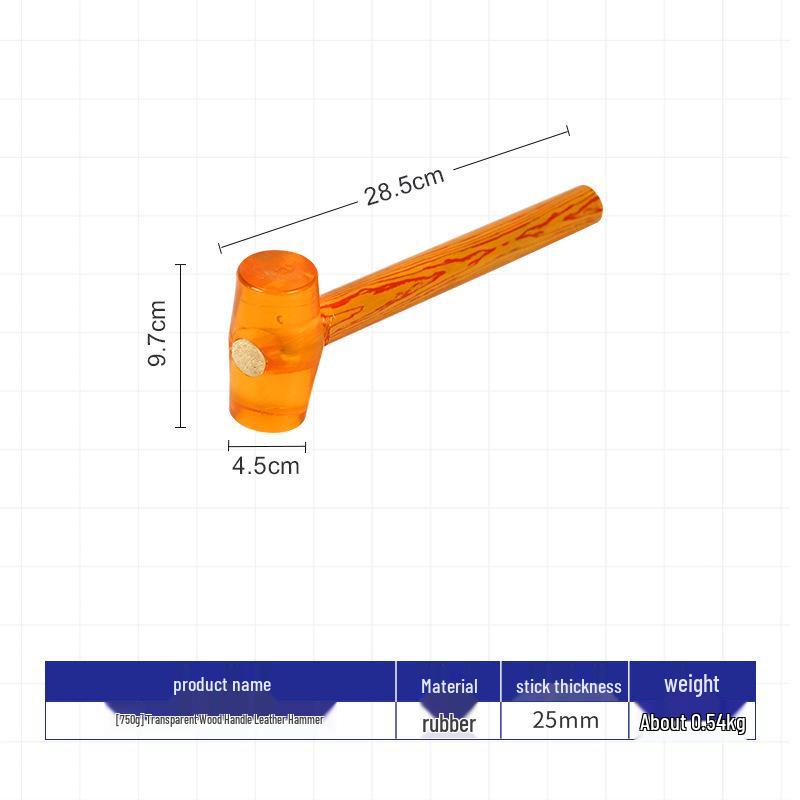 Большая мягкая резиновая киянка для укладки плитки и многофункциональных DIY-проектов