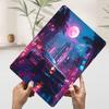 Sports Car M E Neon City Printed Poster Customized Wall Art Retro Vintage Metal Tin Signs for Home Bathroom Decor House Items