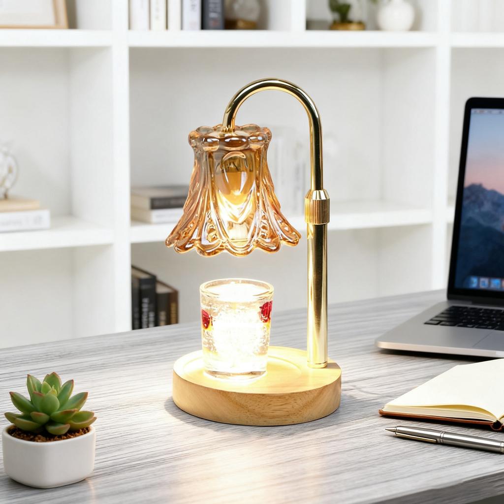 Candle Warmer Lamp,Electric Candle Warmer With Timer & Dimmer,Mom Christmas Birthday Gifts For Women, House Warming Gifts New Home Bedroom Decor