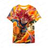 Goku T-Shirt Short Dragon Ball Harajuku Style Goku Hip Hop Boy Sleeve Tee New Tops Trend Clothing High Quality Men's Y2k 5XL