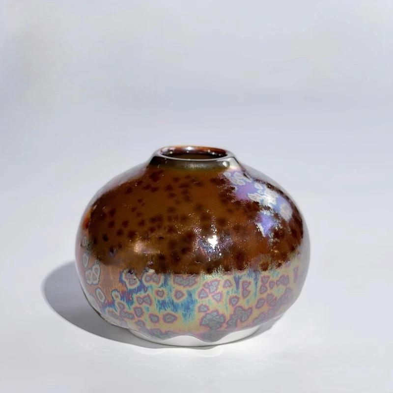 Metal Glaze DIY Pottery Handicrafts Coloring Glaze 350ml/ Bottle Medium Temperature Firing Ceramic Crystallization Kiln Changing