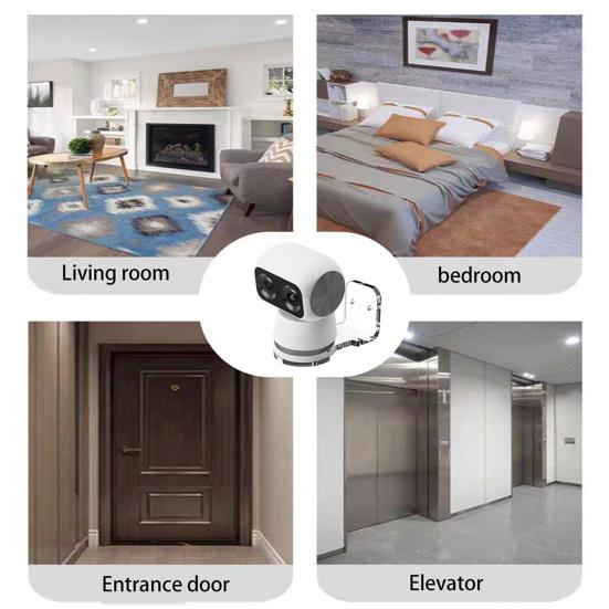 Yousheng Security Camera Wall Mount for Eufy S350 Smart Camera Holder Wall Shelf Bedroom Kitchen Living Room Indoor Camera Storage Bracket Stand