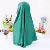 Hijab Double Loop Scarf Pull Over Crepe Convenient Shawl Headscarf