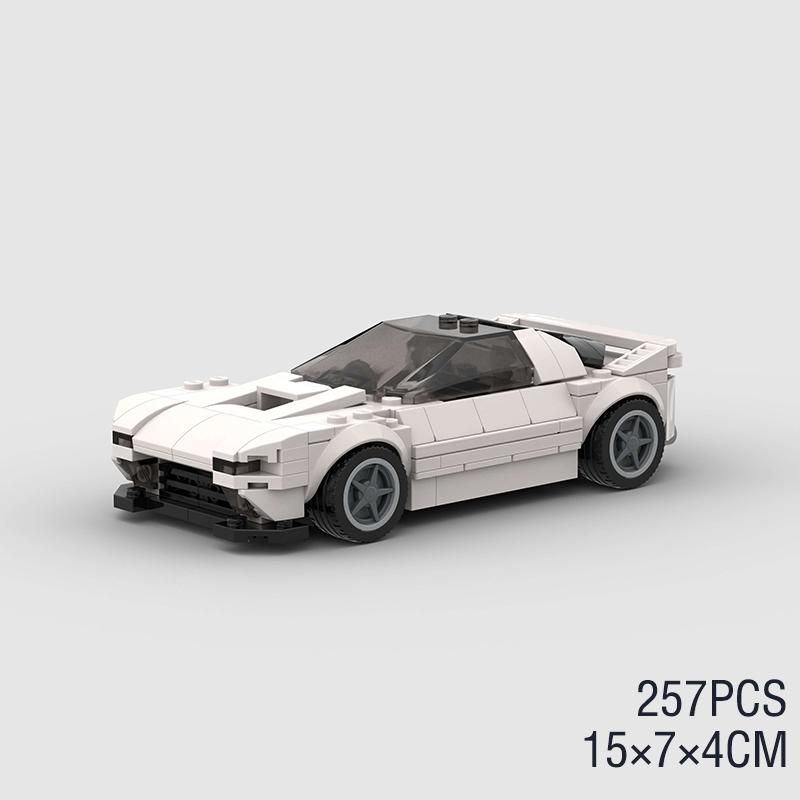 AAYK1 City Technical Speed World Famous Car Building Blocks Racing Fast And Furious Moc Brick Vehicle A80 Supra V2 Toys Kid