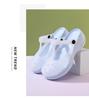 Color Block Clog Sandals - Closed Toe, Thick Sole, Non-Slip, Wear-Resistant