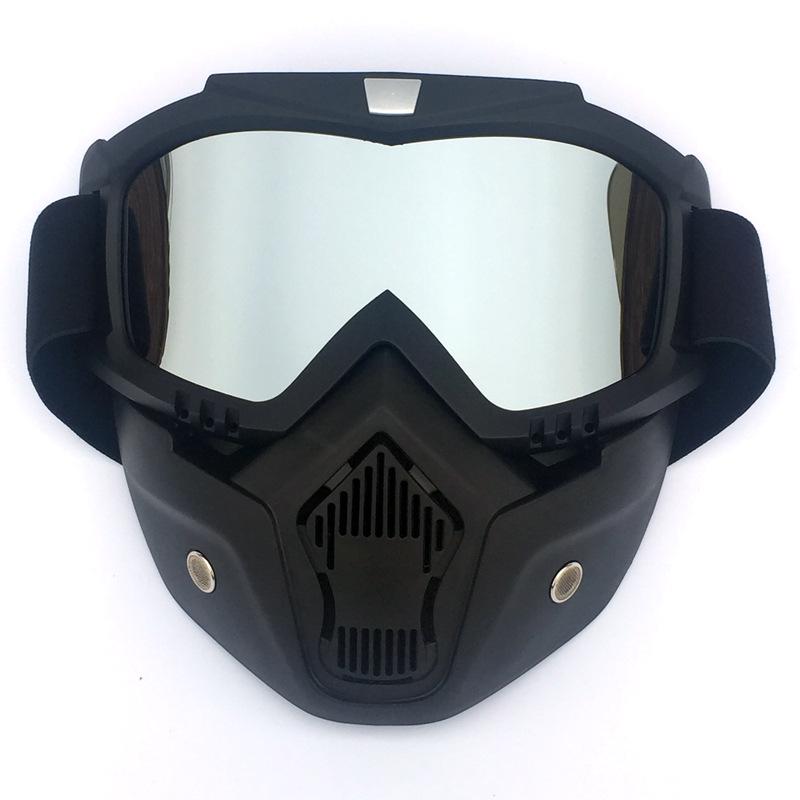 Retro Motorcycle Mask Goggles for Men and Women - Ideal for Off-Road Riding and Skiing