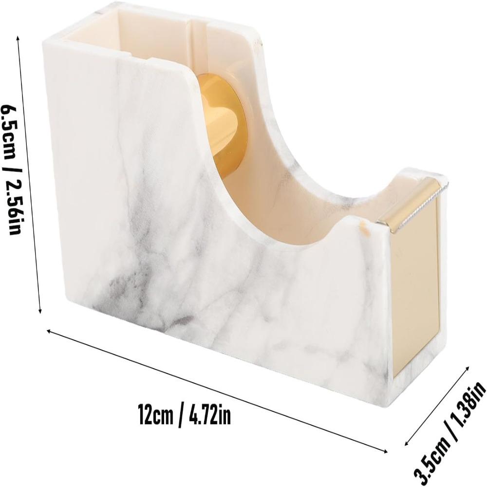 Heavy Duty Base Tape Roll Holder Gold Desktop Tape Dispenser Desk Tape Dispenser  For Office Desk