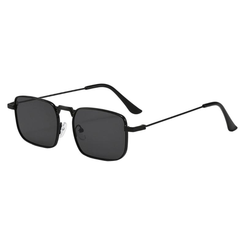 Retro Steamspunk Square Sunglasses Metal Frame Unisex Comfortable Daily Wear Sun Glasses Suitable for Driving Travel