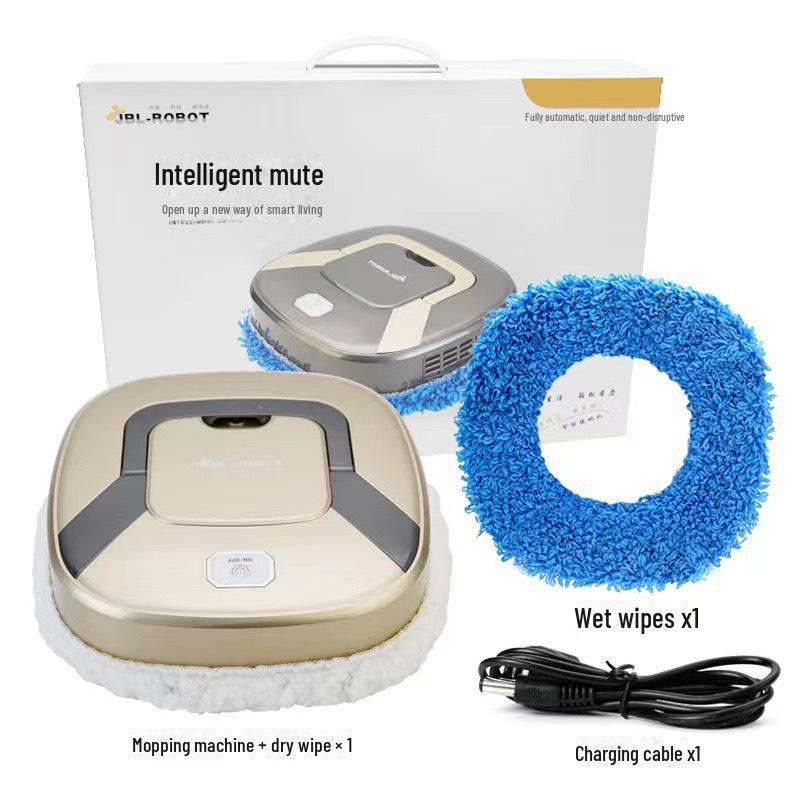 

Перезаряжаемый интеллектуальный робот для мытья полов: Интегрированная машина для влажной и сухой уборки дома Tyrant Gold