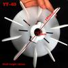 Plastic Motor Fan Blade Adjustable Motor Cooling Fan Impeller Motor Fan Vane High Temperature For Hydraulic Motor Accessories