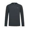 Wool Run Lightweight Breathable Casual Simple Comfortable Versatile Sports Long Sleeve T-Shirt Men Tops Black 6012730-001