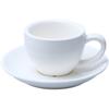 Taza Mini de Cerámica de 75ml Taza para Leche de Desayuno Juego de Taza y Platillo para Espresso de Restaurante de Hotel Italiano Decoración del Hogar Suministros de Cocina Vajilla