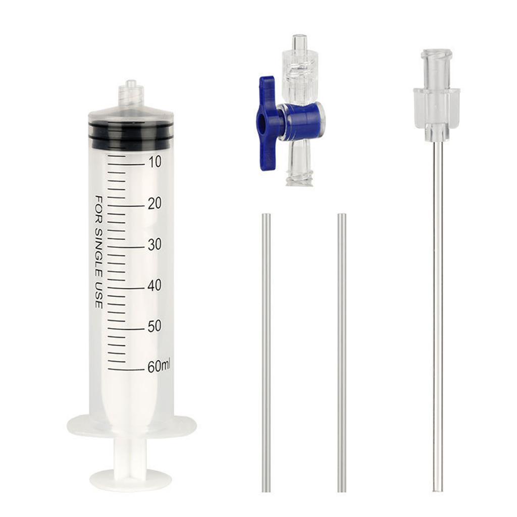 Road Bike Tire Repair Kits Mountain Bike Tubeless Tyre Sealant Syringe 60ml Bicycle Tire Fluid Injection Tool Enduring