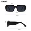 Retro Small Rectangle Punk Sunglasses for Women Fashion Vintage Men Traveling Ins Brand Design Trends Shades Eyewear