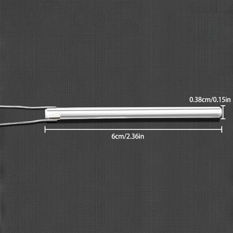 3 Pezzi Nuclei Riscaldanti per Saldatore Elettrico 60W Ceramica Temperatura Regolabile Elemento Riscaldante Interno Strumenti per Riparazione