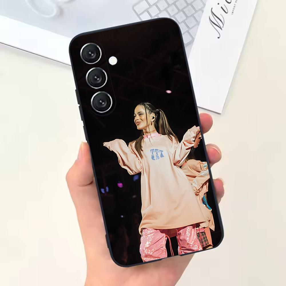 M-Martina S-Stoessel TINI Phone Case For Samsung Galaxy A13,A21s,A22,A31,A32,A52,A53,A71,A80,Soft Black Shell