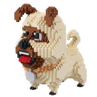 [Nanoblock-My Pet] BA Big Pug MelBA Secret Life Tierblock, gemischte Farben, beliebte koreanische Spielzeuge
