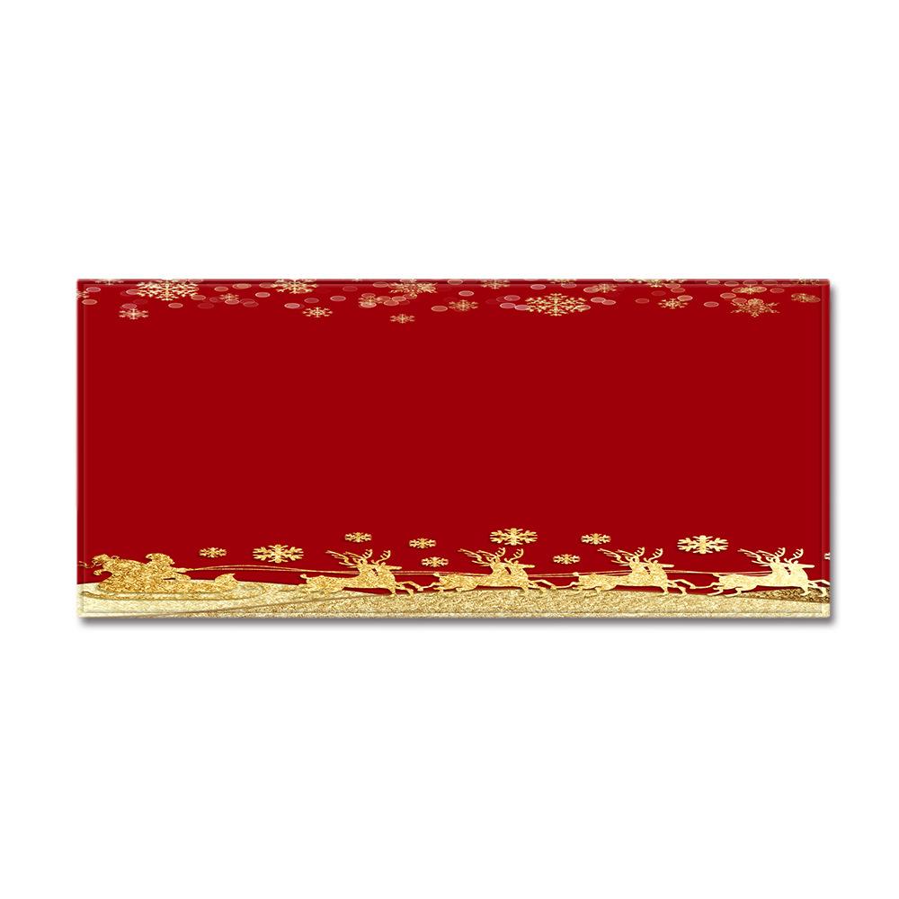 Christmas Kitchen Sand Carpet Doormat Long Floor Mat