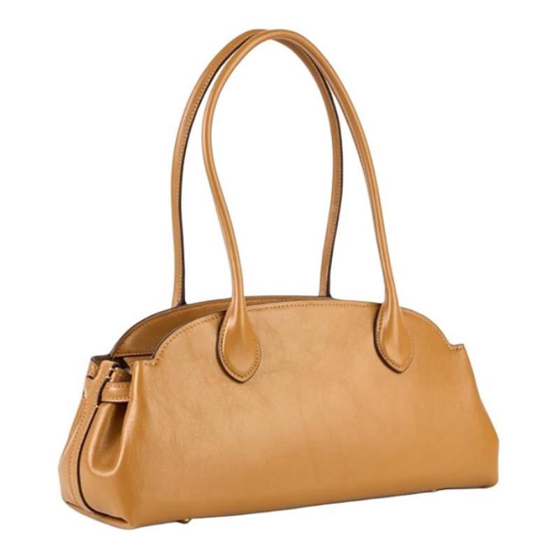 Coach Empire Carryall 34 Gold Hardware Letter Engraving Cow Leather Handbag Large Women's Honey Brown
