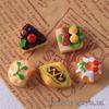DIY Resin Jewelry Accessories: Triangle Chocolate Cake Cream Glue Keychain Materials