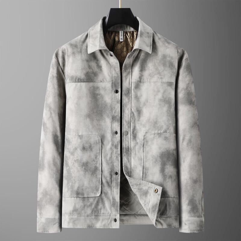 

Men s Plus Size Winter Tie-Dye Padded Jacket XL