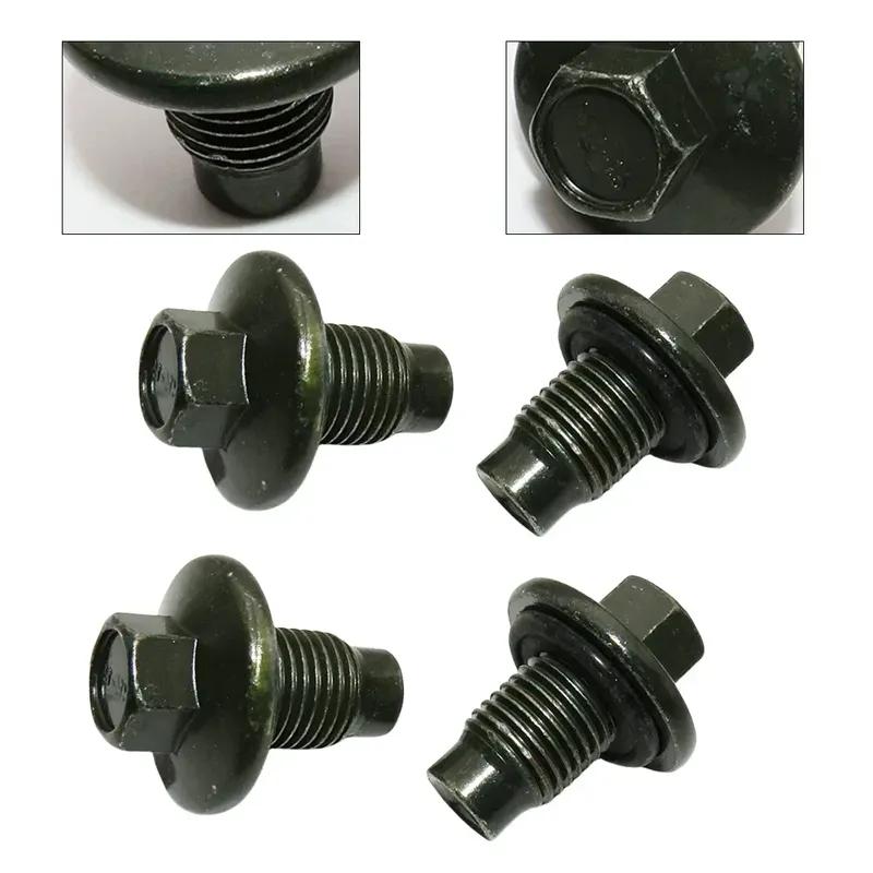 4PCS Car Oil Pan Drain Screws for Ford Transit Focus Fiesta Ensures Optimal Engine Performance OEM 97JM67300BA