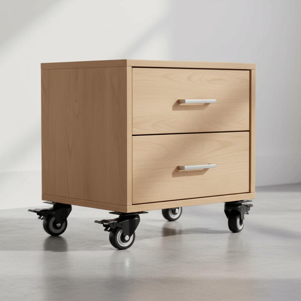 4PCS 360° Rotation Rubber Wheels Mute Caster Wheels Universal Heavy Duty Casters  Shoe Rack